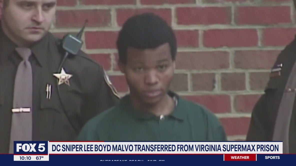 DC sniper Lee Boyd Malvo transferred from Virginia supermax prison